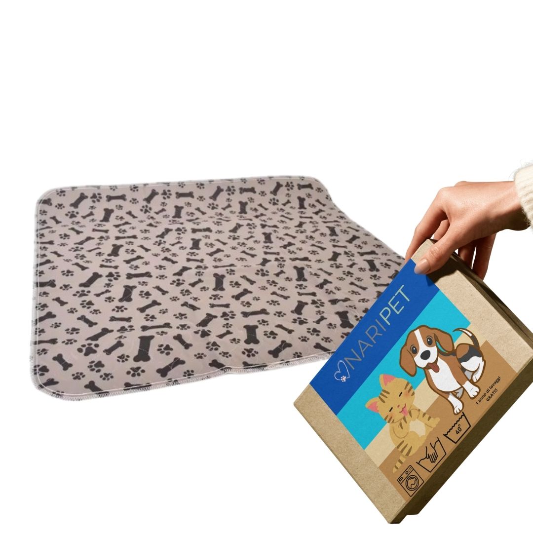 Tappetino igienico, assorbente e lavabile per cani e cuccioli - PET PAD